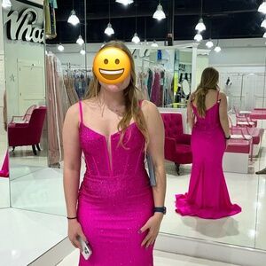 Pink dress